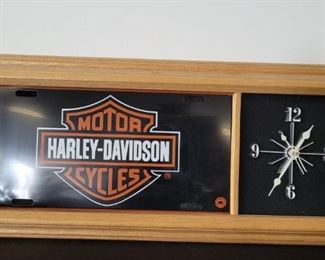 HARLEY DAVIDSON CLOCK 