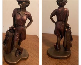 Woman Golfer Statue, Austin Sculpture