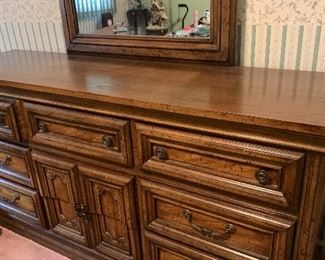 Buffet style dresser, would be beautiful painted.