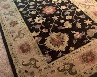 Beautiful Oriental Area Rug, Mohair accents 