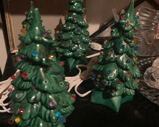 Mini Ceramic Christmas Trees