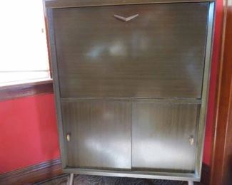 Vintage Liquor Cabinet. 28" W x 16" d x 44 1/2" T