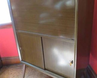 Vintage Liquor Cabinet. 28" W x 16" d x 44 1/2" T