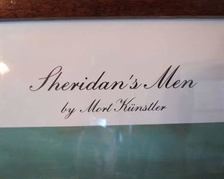 Another View. Mort Kunstler Framed Print