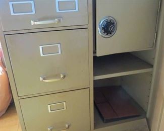 Large Safe with File cabinet interior