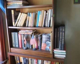 Hundreds of books about Abraham Lincoln , The Civil War, and World War II. This is a fraction of what's available