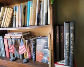 Hundreds of books about Abraham Lincoln , The Civil War, and World War II. This is a fraction of what's available