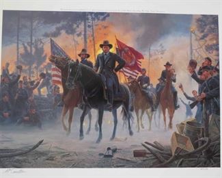 Mort Kunstler On To Richmond Grant In The Wilderness Limited Edition