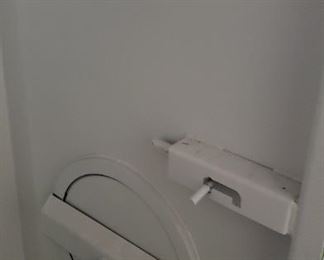 Locking door of storm shelter