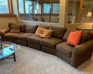 Another 5 piece upholstered  Sectional Sofa