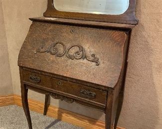 Antique Secretary Desk/mirror
