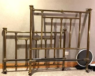 Gorgeous, Antique Brass Headboard, and footboard
