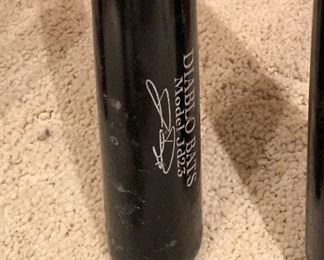 4 Autographed Chicago White Sox game played bat - World Series Jermaine Dye MVP "Game Used Bat", Alexei Ramirez, Carlos Quentin, Frank Thomas, 