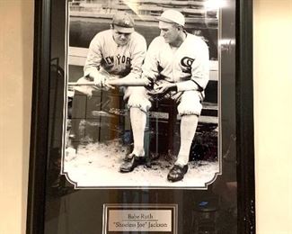 Babe Ruth & "Shoeless Joe" Jackson