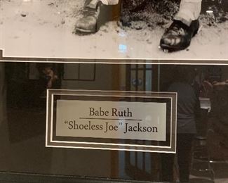 Babe Ruth & "Shoeless Joe" Jackson