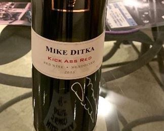 Mike Ditka signed bottle