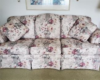 Floral Sofa by Rowe Furniture