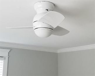 Fantastic fan/lights by Minka Aire; wall switch. Two Minka Aire Spacesaver fans available