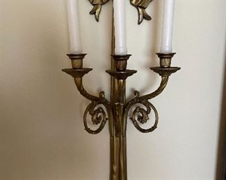 One of a pair of candle sconces