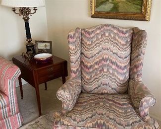 Nice wing back chair