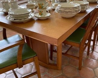 Mid century table & chairs