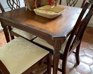Square table  & Thomasville chairs