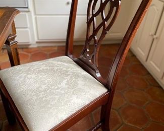 One of 6 chairs, Chinese Chippendale by Thomasville
