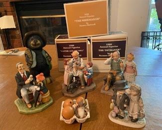 1980 81 Norman Rockwell Figurines
