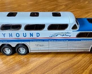 Die cast greyhound bus