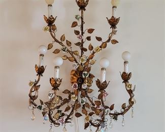 Large Metal Wall Sconce