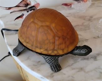 Vintage Turtle Tabletop Light