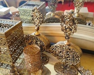 Brass Perfume Bottles