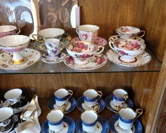 Porcelain Tea Cups & Saucers