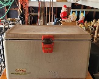 Vintage Metal Cooler