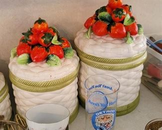 Vintage Kitchen Canisters
