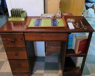 Vintage Desk/Bookshelf