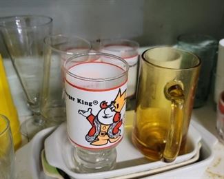 Vintage Burger King Glasses, Misc