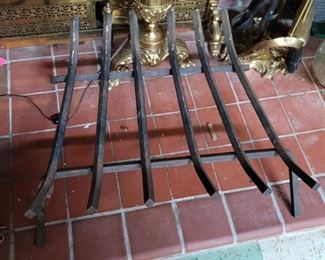 Vintage Iron Log Holder Stand