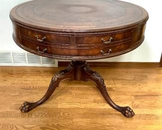 Rijo305 Large Antique Drum Table