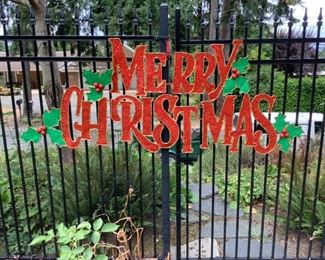Rijo844 Outdoor Merry Christmas Sign