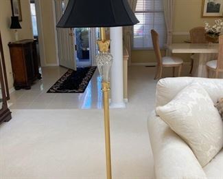 82 Waterford Crystal Floor Lampp
