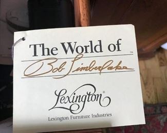 #2	Lexington Bob Timberlake China cabinet with 3 glass doors 2 wood doors, 6 drawers 66x18x93	 $400.00 	
