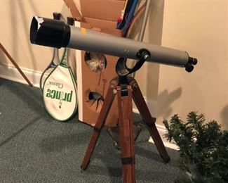 #145	Telescope on tripod  as is	 $30.00 	
