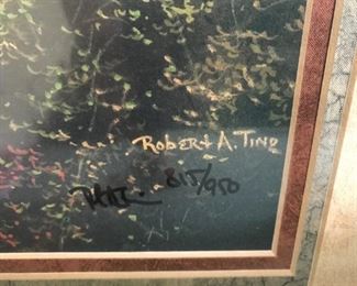 #148	Robert A. Tine 815/950 print of Theatre of Autumn 2001 	 $125.00 	
