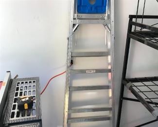 #164	Werner 250 weight 6 foot alumin ladder 	 $50.00 	
