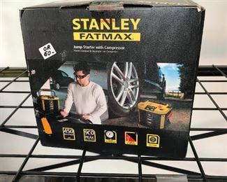 #167	stanley fatmax jump starter with compressor 450 instant amp  in box 	 $50.00 	
