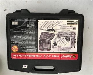#178	Ampro 151 piece case of tools Me	 $40.00 	
