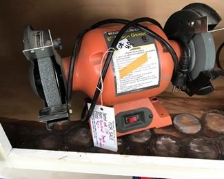 #179	Central Machinery double bench gridder	 $40.00 	
