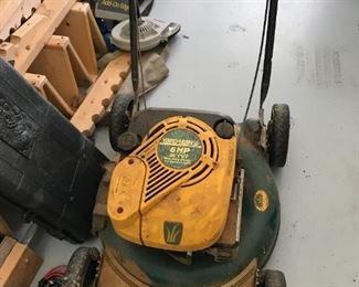 #189	Yard man 6Hp push mower 20 inch cut	 $40.00 	
