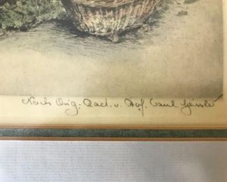 #223	(2) german prints of lady and man 19x15 	 $100.00 	
